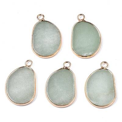 Natural Green Aventurine Pendants