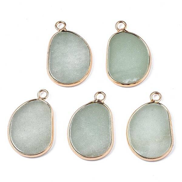 Natural Green Aventurine Pendants