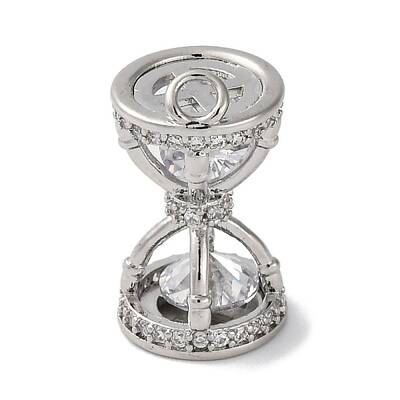 Ion Plating(IP) Brass Micro Pave Cubic Zirconia Pendants