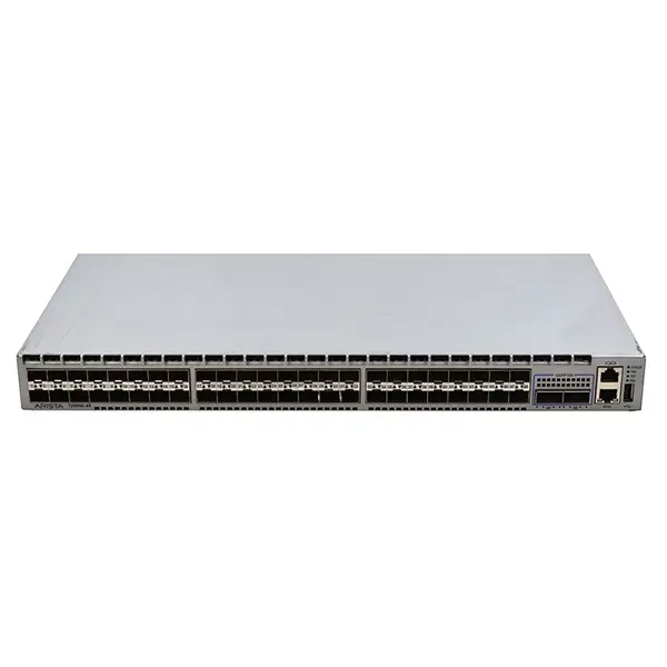 Arista DCS-7280SE-68-R | 7280E 48x SFP+ and 2x 100GbE QSFP100 Switch Rear-to-front Airflow and 2x AC Power Supplies and 2x C1...