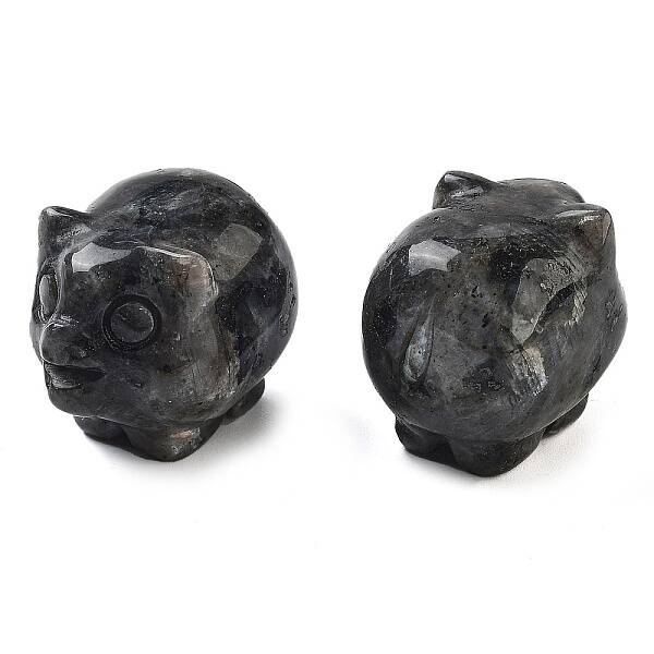 Natural Larvikite Carved Figurines