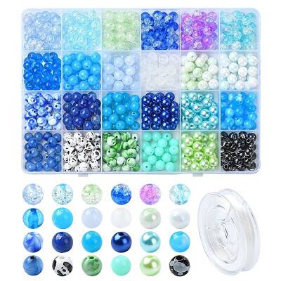 DIY Round Acrylic Beads Bracelets Making Kits