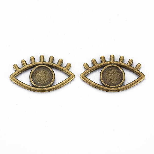 Tibetan Style Alloy Tray Settings