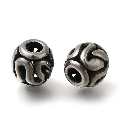 304 Stainless Steel European Beads