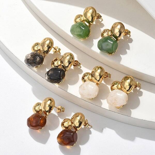 304 Stainless Steel Stud Earrings