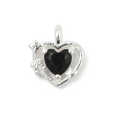 925 Sterling Silver Micro Pave Cubic Zirconia Pendants