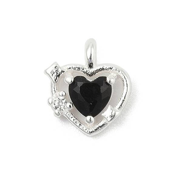 925 Sterling Silver Micro Pave Cubic Zirconia Pendants