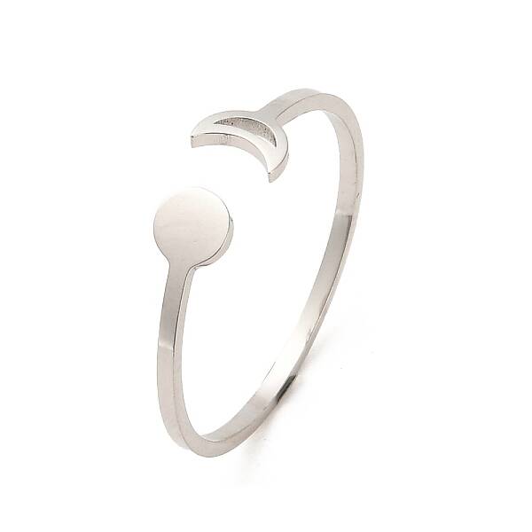 Non-Tarnish 304 Stainless Steel Open Cuff Rings
