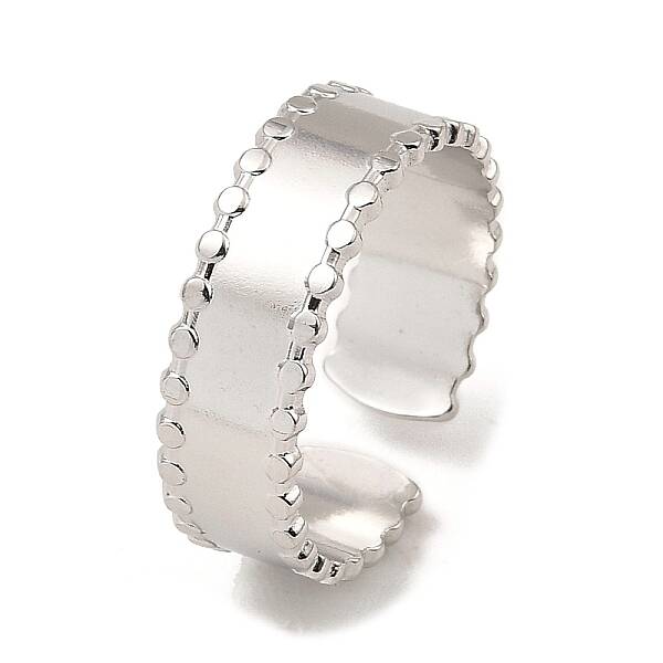 Non-Tarnish 304 Stainless Steel Open Cuff Rings