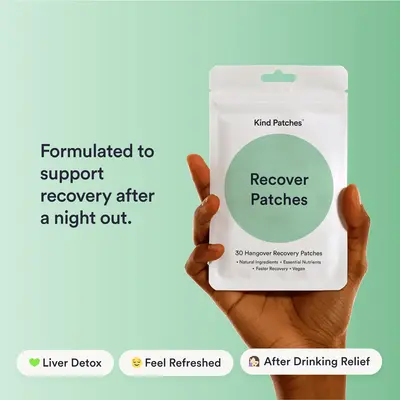Kind Patches, Recover Patches, 30 Recovery Patches: Natural Ingredients, Essential Nutrients, Faster Recovery, Vegan