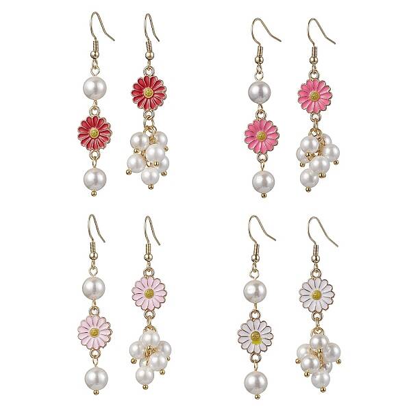 Shell Pearl Dangle Earring