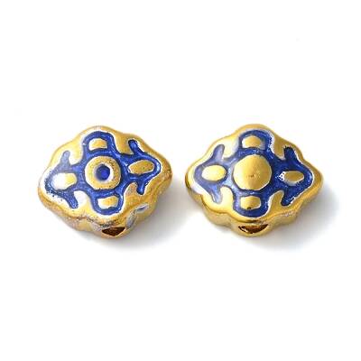 Rack Plating Brass Enamel Beads