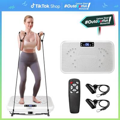 ROTAI Vibration Plate Fitness Lymphatic Drainage Machine for Full Body Workout and Relaxation Vibration Platform Low No