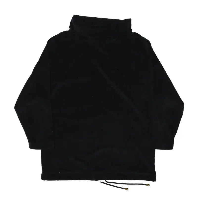 GANTOS Sweatshirt Black Roll Neck 90s Womens L