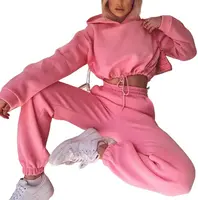 Jogging Suits for Women 2 Piece Sweatsuits Tracksuits Sexy Long Sleeve Hoodie Casual Fitness Sportswear Womenswear Comfortabl...