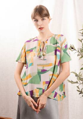 Shirt J91839 Beige-Green | Color: BEIGE GREEN | Size: S