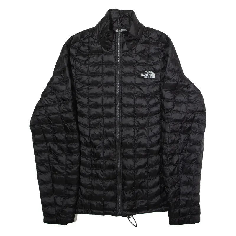 THE NORTH FACE Mens Quilted Jacket Black Nylon M