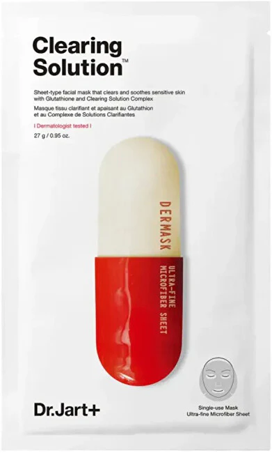 Dr. jart+ Dermask Cleansing Face Mask (Micro Jet Solution) 5 x 27 g