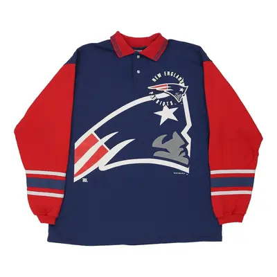 New England Patriots Team Rated NFL Sweatshirt - XL Navy Cotton Blend