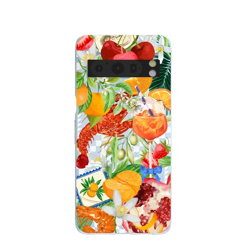 Powder Blue Mediterranean Summers Google Pixel 8 Pro Case