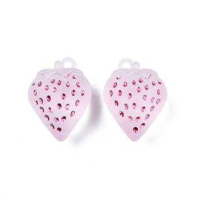 Frosted Acrylic Enamel Pendants