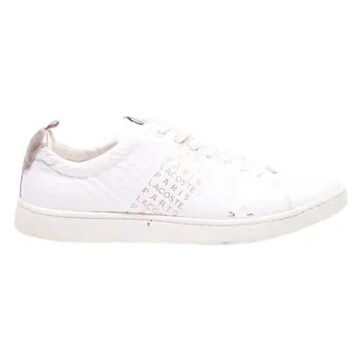 LACOSTE Sneaker Trainers White Leather Womens UK 6.5
