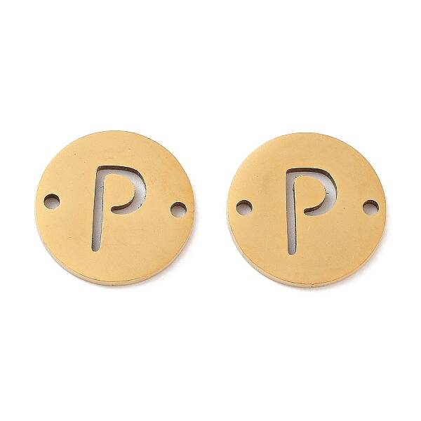 PVD Vacuum Plating 201 Stainless Steel Hollow Flat Round Links