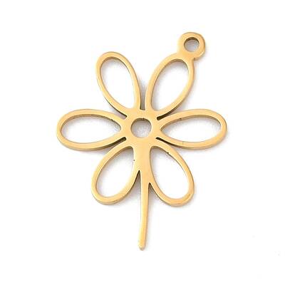 5Pcs 201 Stainless Steel Pendants