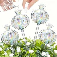 Glass Plant Watering Devices, Iridescent Self Watering Insert, Automatic Plant Watering Bulbs for Indoor and Outdoor Cactus P...