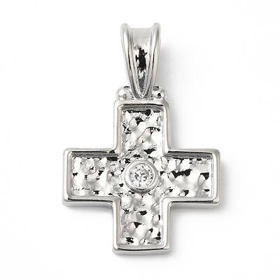 Rack Plating Brass Micro Pave Cubic Zirconia Pendants