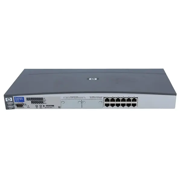 HP J4817A | ProCurve 2300 Series 2312 12 x 10/100Base-TX RJ-45 and 2 x Open Transceiver Ports Layer 2 Unmanaged Fast Ethernet...