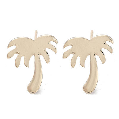 Coconut Tree Alloy Studs Earrings for Women