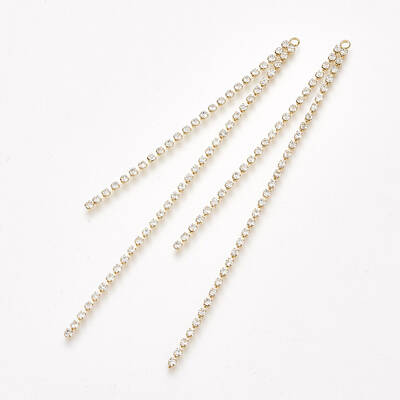 Brass Chain Tassel Big Pendants