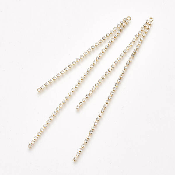 Brass Chain Tassel Big Pendants