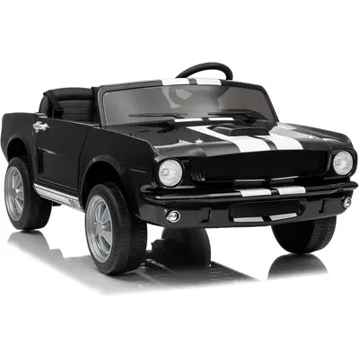 Garvee Ride - P Series: 24V 7AH 2-Seater Ride-On Car Kids Remote Control Dual Safety Belts 2-Speed LED Lights Music Black