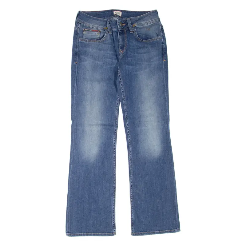 HILFIGER DENIM Womens Jeans Blue Regular Bootcut Stone Wash W29 L30