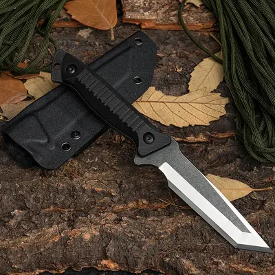 Multi-Functional Small Straight Knife,Free Sheath,Portable Camping Knife, Fruit Knife, Barbecue Meat Knife,Survival Kit, Surv...