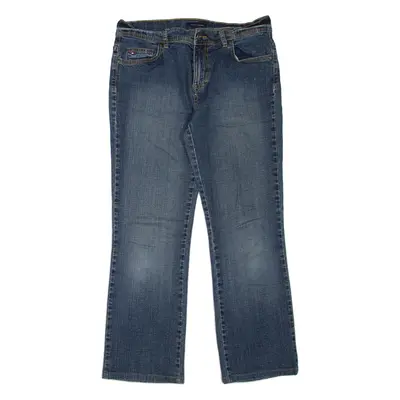 TOMMY HILFIGER Womens Jeans Blue Regular Bootcut Stone Wash W32 L28