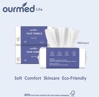 Ourmed Life Disposable Face Towels, Dealsforyoudays Clean Facial Wash Cloth without Lint, Biodegradable Cleansing Dry Wipes, ...