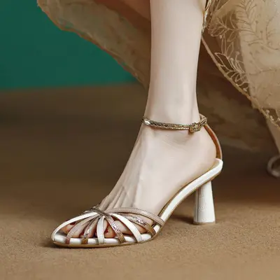 CHIKO Janick Open Toe Stiletto Heeled Sandals