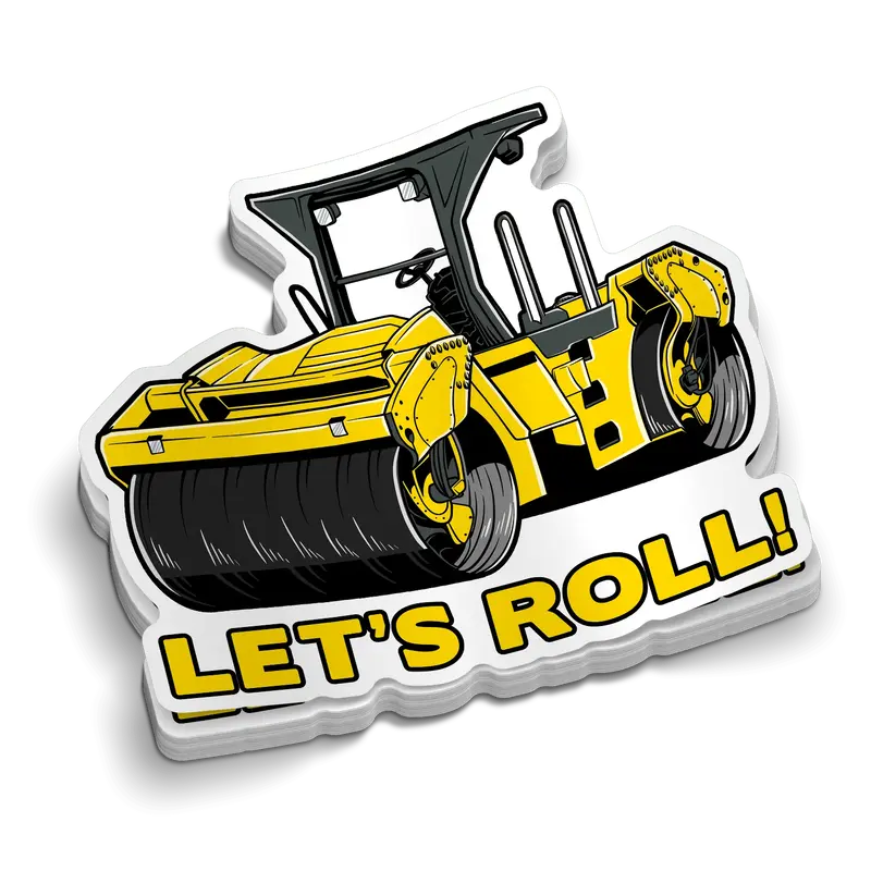 Let's Roll - Hard Hat Decal