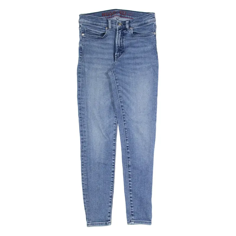 HUGO BOSS Womens Jeans Blue Slim Skinny Stone Wash W26 L27