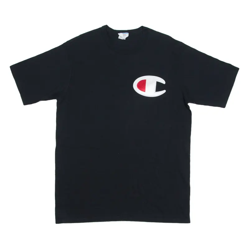 CHAMPION Mens T-Shirt Black XL
