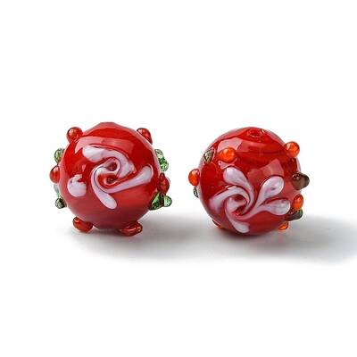 Handmade Bumpy Lampwork Beads