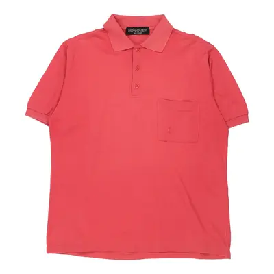 Yves Saint Laurent Polo Shirt - XL Pink Cotton