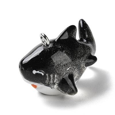 Sea Animal Theme Opaque Resin Pendants