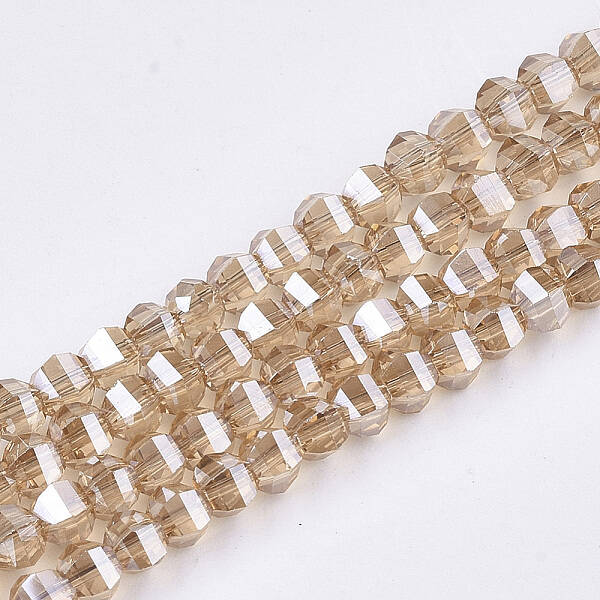 Electroplate Glass Beads Strands