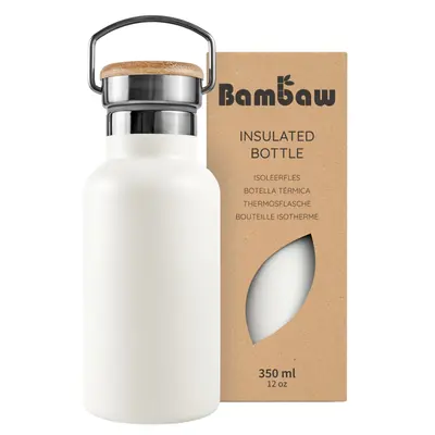 Bambaw Stainless Steel Thermos 350ml Polar White