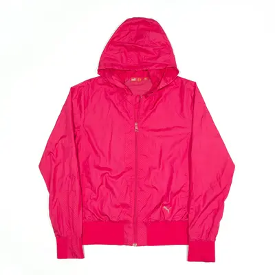 PUMA Track Jacket Pink Womens UK 14