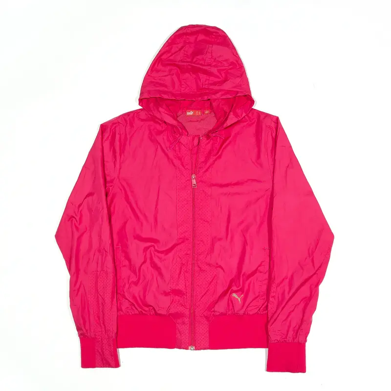 PUMA Track Jacket Pink Womens UK 14